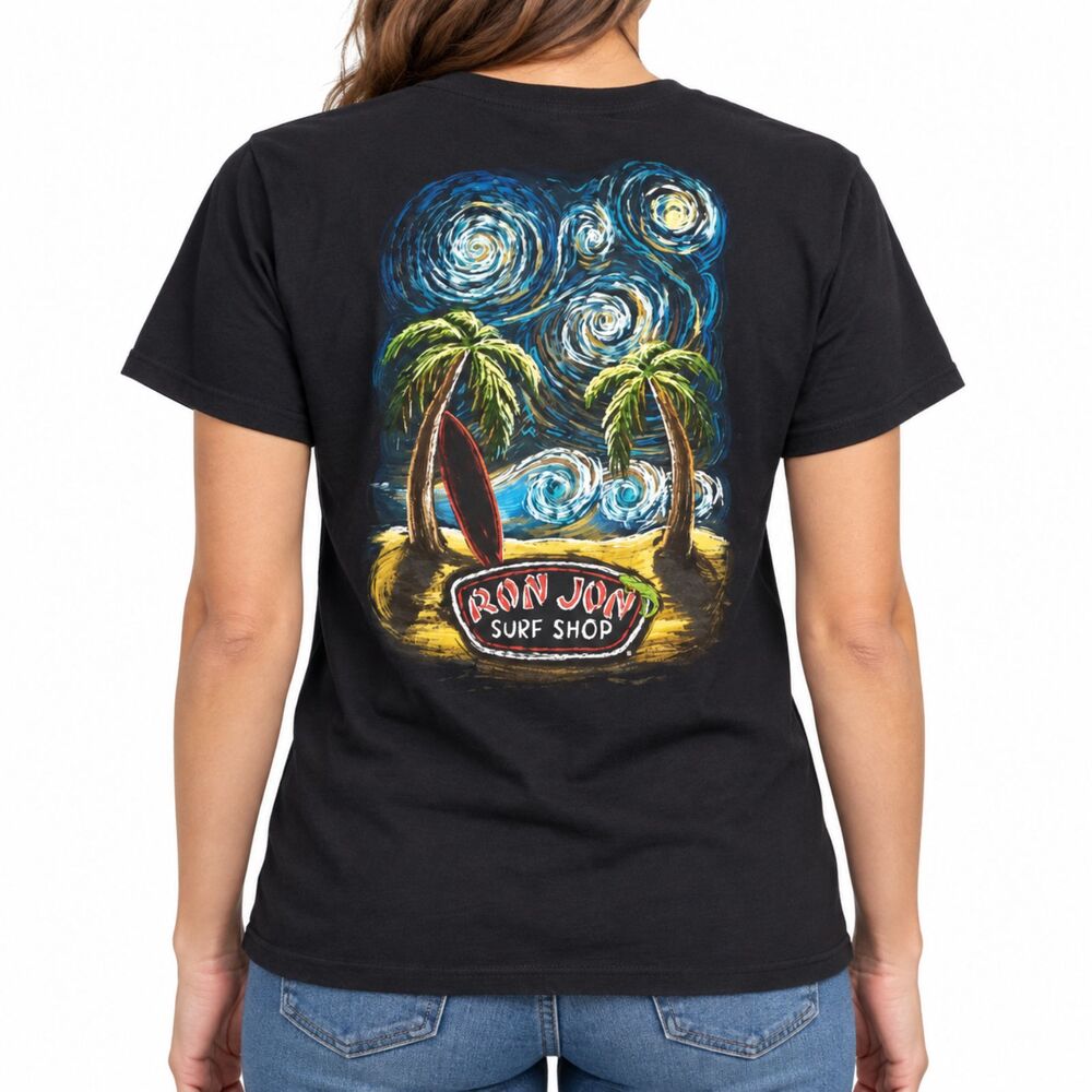 Ron Jon Surf Shop Orange Beach T-Shirt, Black | Size S